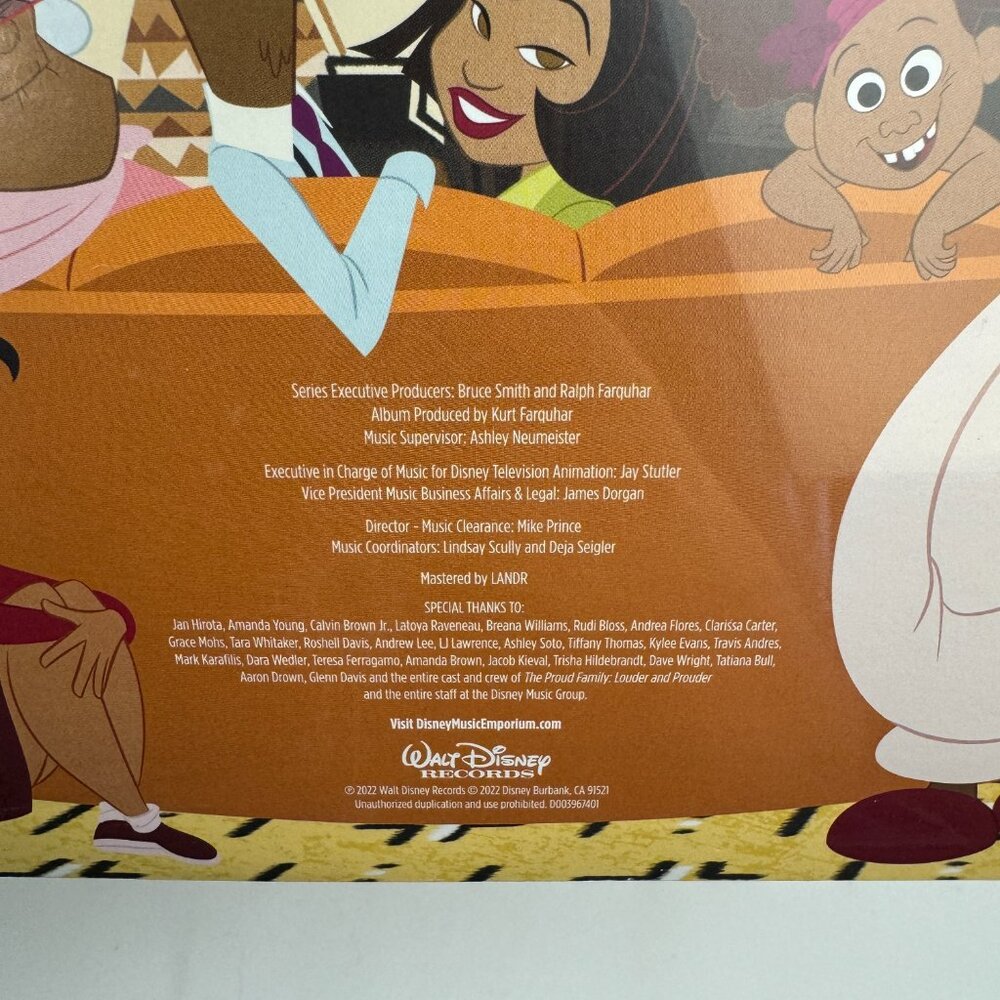 Sealed Disney Proud‎ Family Louder and Prouder Music Vinyl Record Target Violet - Picture 9 of 12